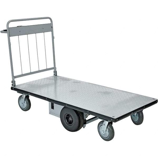 Vestil - 1,500 Lb Capacity Steel Handling Cart - Steel Deck, 28" OAW - Eagle Tool & Supply