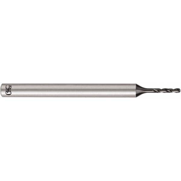 OSG - 3.3mm, 130° Point, Solid Carbide Micro Drill Bit - Eagle Tool & Supply