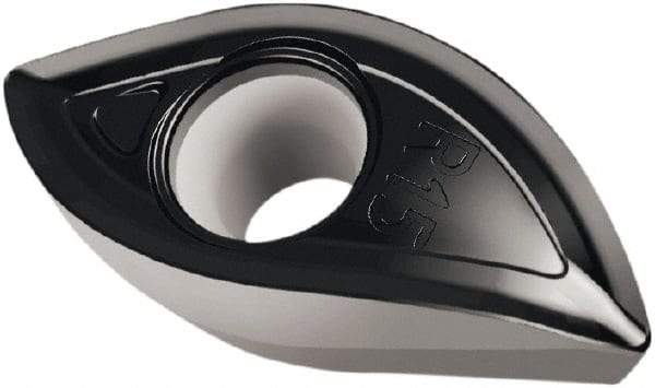 Walter - XDMT16T3095 F55 Grade WSP45S Carbide Milling Insert - TiAlN/Al2O3 Finish, 0.147" Thick, 3/8" Corner Radius - Eagle Tool & Supply