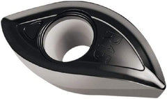 Walter - XDMT16T3095 F55 Grade WSP45S Carbide Milling Insert - TiAlN/Al2O3 Finish, 0.147" Thick, 3/8" Corner Radius - Eagle Tool & Supply