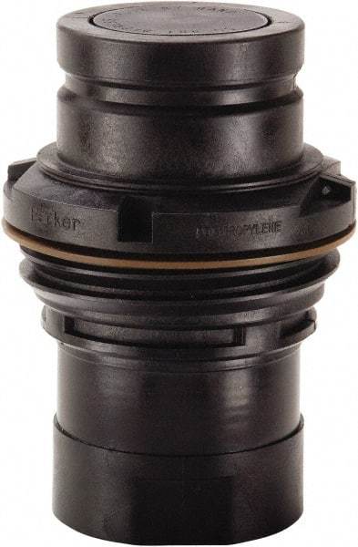 Parker - 1" Nominal Flow, 1 Thread, Nonspill Quick Disconnect Coupling - 60 Max psi, 40 to 140°F, Polypropylene Coupling, Fluorocarbon O-Ring - Eagle Tool & Supply