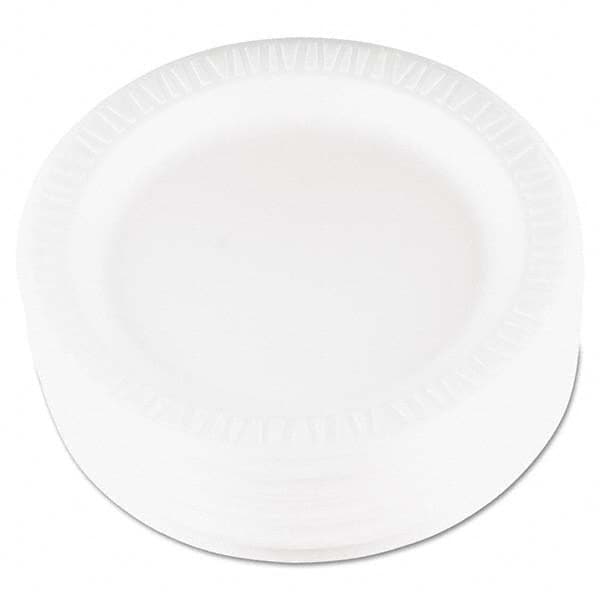 DART - Quiet Classic Laminated Foam Dinnerware, Plate, 9" Diam, WH, 125/PK, 4 Packs/CT - Eagle Tool & Supply