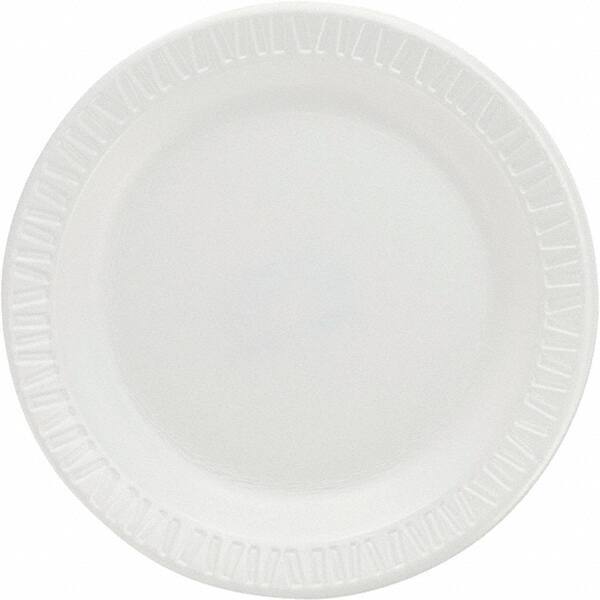 DART - Foam Dinnerware Plates, 6" - White - Eagle Tool & Supply