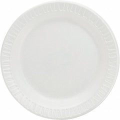 DART - Foam Dinnerware Plates, 6" - White - Eagle Tool & Supply