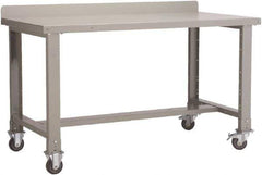 Rousseau Metal - Mobile Workstation - Fixed Leg, 60" Long x 30" Deep x 40" High - Eagle Tool & Supply