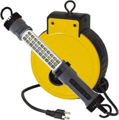 Value Collection - 120 Volt, 5 Watt, Electric, LED Portable Drop Light Work Light - 30' Cord, 1 Head, 300 Lumens, ABS - Eagle Tool & Supply