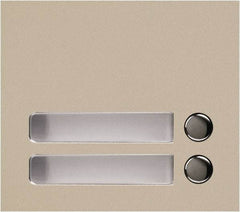 Aiphone - Public Address & Intercom Accessories Type: Two Call Button Panel For Use With: GF and GT Series - Eagle Tool & Supply