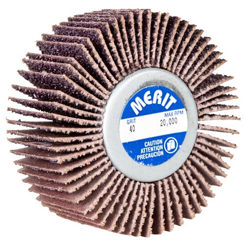 2 1/2″ × 1″ × 1/4″ High Performance Flap Wheel 180 Grit Ceramic Alumina / Aluminum Oxide - Eagle Tool & Supply