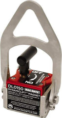 Mag-Mate - 150 Lb Load Capacity, Magnetic Lifter - 9" High x 5" Wide, 2 Poles - Eagle Tool & Supply