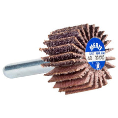 1 1/2″ × 1 1/2″ × 1/4″ High Performance Flap Wheel 180 Grit Ceramic Alumina / Aluminum Oxide - Eagle Tool & Supply
