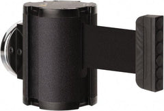 Lavi Industries - 3-1/2" High x 2-1/2" Long x 2-1/2" Wide Magnetic Wall Mount Barrier - Aluminum, Powdercoat Finish, Black, Use with Magnetic Wall Mount Barriers - Eagle Tool & Supply