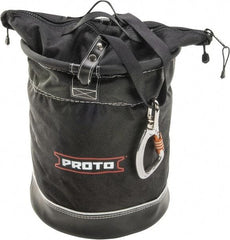 Proto - 14-1/2" Bucket Grip Handle - D-Ring Connection, 15" Extended Length, Black - Eagle Tool & Supply