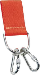 Proto - 7" Tethered Tool Holder - Carabiner Connection, 7" Extended Length, Orange - Eagle Tool & Supply