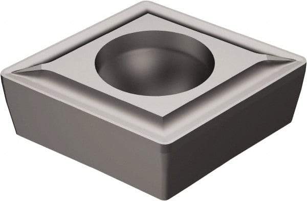Sandvik Coromant - CCMT21.51 UF Grade 5015 Carbide Turning Insert - Uncoated, 80° Diamond, 1/4" Inscr Circle, 3/32" Thick, 1/64" Corner Radius - Eagle Tool & Supply