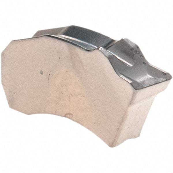 Walter - 3SX CE4 Grade WSM33S, 3mm Cutting Width Carbide Grooving Insert - 50mm Max Depth of Cut, Left Hand, 0.2mm Corner Radius, Al2O3/TiN Finish - Eagle Tool & Supply