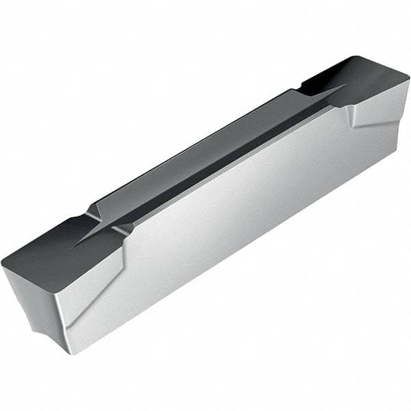 Walter - 3E500N040GX UA4 Grade WAK20, 5mm Cutting Width Carbide Grooving Insert - 3mm Max Depth of Cut, Neutral, 0.4mm Corner Radius, TiCN/Al2O3/TiN Finish - Eagle Tool & Supply
