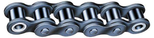 Morse - 3/4" Pitch, ANSI 60, Low Maintenance Roller Chain - Chain No. 60, 10 Ft. Long, 15/32" Roller Diam, 1/2" Roller Width - Eagle Tool & Supply