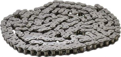 Morse - 1/2" Pitch, ANSI 40, Low Maintenance Roller Chain - Chain No. 40, 10 Ft. Long, 5/16" Roller Diam, 5/16" Roller Width - Eagle Tool & Supply