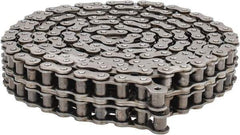 Morse - 3/4" Pitch, ANSI 60-2, Double Strand Roller Chain - Chain No. 60-2, 10 Ft. Long, 15/32" Roller Diam, 1/2" Roller Width - Eagle Tool & Supply