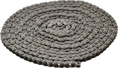Morse - 1/4" Pitch, ANSI 25, Single Strand Roller Chain - Chain No. 25, 10 Ft. Long, 1/4" Roller Diam, 3/16" Roller Width - Eagle Tool & Supply