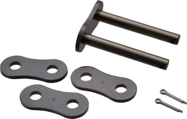 Morse - 1-1/4" Pitch, ANSI 100-2, Cottered Roller Chain Connecting Link - Chain No. 100-2 - Eagle Tool & Supply