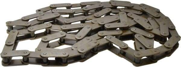 Morse - 1-1/2" Pitch, ANSI C2060H, Conveyor Chain - Chain No. C2060H, 10 Ft. Long, 15/32" Roller Diam, 1/2" Roller Width - Eagle Tool & Supply