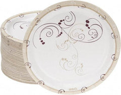 Solo - Solo Polycoated Paper Plates, 6" - Symphony Design - Eagle Tool & Supply