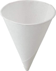 Solo - Solo Conical Paper Cold Cups, 4 oz - White - Eagle Tool & Supply