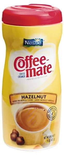 Coffee-Mate - 15 oz Hazelnut Powdered Creamer - Use with Hot Drinks - Eagle Tool & Supply