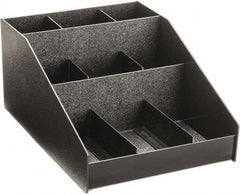 Vertiflex Products - Horizontal Organizer - 12 x 16 x 7-1/2 Inch, Black, For Use with Condiments - Eagle Tool & Supply