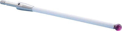 Renishaw - 0.24 Inch Ball Diameter, Ceramic Stem, M4 Thread, Ruby Point Ball Tip CMM Stylus - 3-31/64 Inch Working Length, 0.1772 Inch Stem Diameter, 3-15/16 Inch Overall Length - Eagle Tool & Supply