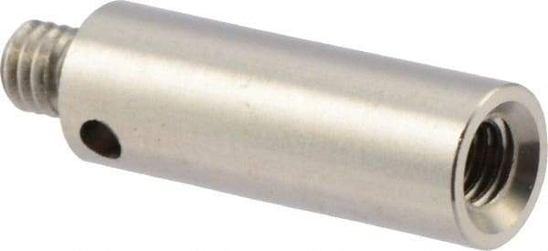Renishaw - M4 Female and Male Connection, 0.2756 Inch Stem Diameter, Stainless Steel, CMM Stylus Extension - 0.7874 Inch Overall Length, For Use with M4 Threaded Stylus Range - Eagle Tool & Supply