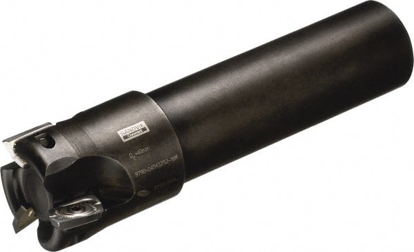 Sandvik Coromant - 1" Cut Diam, Indexable Square-Shoulder Face Mill - Eagle Tool & Supply