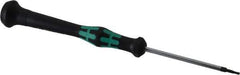 Wera - 1.5mm Precision Miniature Hex Driver - 2-3/8" Bade Length, Ergonomic with Spinning Cap Handle, 2-3/8" OAL - Eagle Tool & Supply