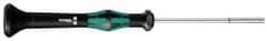 Wera - 9/64" Solid Shaft Precision Nutdriver - Ergonomic Handle, 6-1/4" OAL - Eagle Tool & Supply