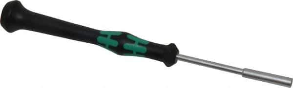 Wera - 1/8" Solid Shaft Precision Nutdriver - Ergonomic Handle, 6-1/4" OAL - Eagle Tool & Supply