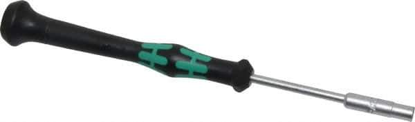 Wera - 5/32" Solid Shaft Precision Nutdriver - Ergonomic Handle, 6-1/4" OAL - Eagle Tool & Supply
