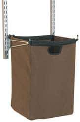 Triton - 15" Wide, 22" High, Open Shelving Accessory/Component - Nylon/Steel, 12" Deep, Use with Hang Rail Spacing of 14-1/2" - Eagle Tool & Supply