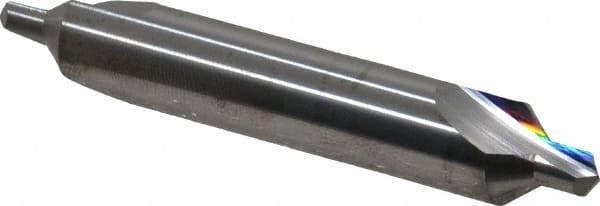 Hertel - #5 Plain Cut 82° Incl Angle Solid Carbide Combo Drill & Countersink - Eagle Tool & Supply