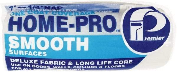 Premier Paint Roller - 1/4" Nap, 7" Wide Paint Roller Cover - Smooth Texture, Polyester - Eagle Tool & Supply