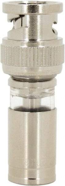 Ideal - Straight, BNC Compression Coaxial Connector - Compatible with RG59, Brass Body - Eagle Tool & Supply