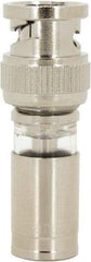 Ideal - Straight, BNC Compression Coaxial Connector - Compatible with RG59, Brass Body - Eagle Tool & Supply