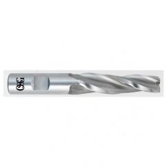 5/64 x 3/16 x 1 x 2-1/4 3 Fl HSS-CO Tapered Center Cutting End Mill -  Bright - Eagle Tool & Supply