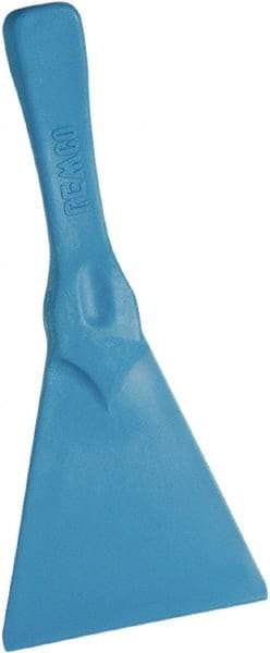 Remco - Stiff Polypropylene Straight Scraper - 4.4" Blade Width, Ergonomic Handle - Eagle Tool & Supply