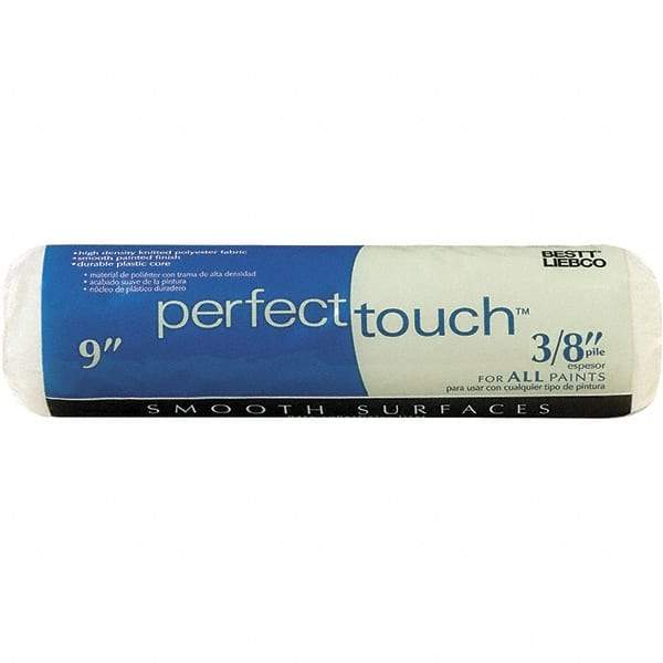 Krylon - 3/8" Nap, 9" Wide Paint Roller Cover - Semi-Smooth Texture, Polyester & Knitted - Eagle Tool & Supply
