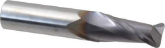 Niagara Cutter - 3/4", 2 Flute, Single End, Solid Carbide, 1/8" Corner Radius End Mill - 4" OAL, 30° Helix, Right Hand Flute, 1-1/2" LOC, Right Hand Cut - Eagle Tool & Supply