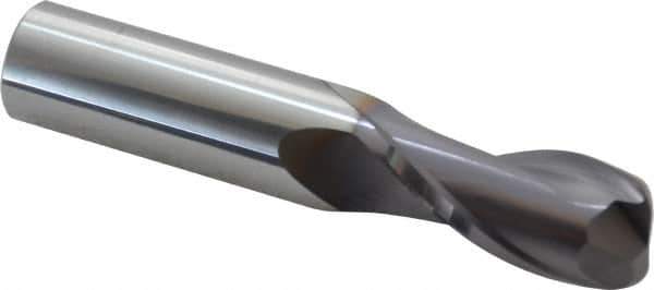 Niagara Cutter - 3/4", 2 Flute, Single End, Solid Carbide, 0.19" Corner Radius End Mill - 4" OAL, 30° Helix, Right Hand Flute, 1-1/2" LOC, Right Hand Cut - Eagle Tool & Supply