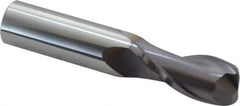 Niagara Cutter - 3/4", 2 Flute, Single End, Solid Carbide, 0.19" Corner Radius End Mill - 4" OAL, 30° Helix, Right Hand Flute, 1-1/2" LOC, Right Hand Cut - Eagle Tool & Supply