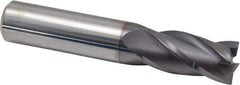 Niagara Cutter - 5/8", 4 Flute, Single End, Solid Carbide, 0.015" Corner Radius End Mill - 3-1/2" OAL, 30° Helix, Right Hand Flute, 1-1/4" LOC, Right Hand Cut - Eagle Tool & Supply