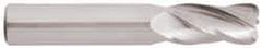 Niagara Cutter - 5/8", 4 Flute, Single End, Solid Carbide, 0.02" Corner Radius End Mill - 3-1/2" OAL, 30° Helix, Right Hand Flute, 1-1/4" LOC, Right Hand Cut - Eagle Tool & Supply